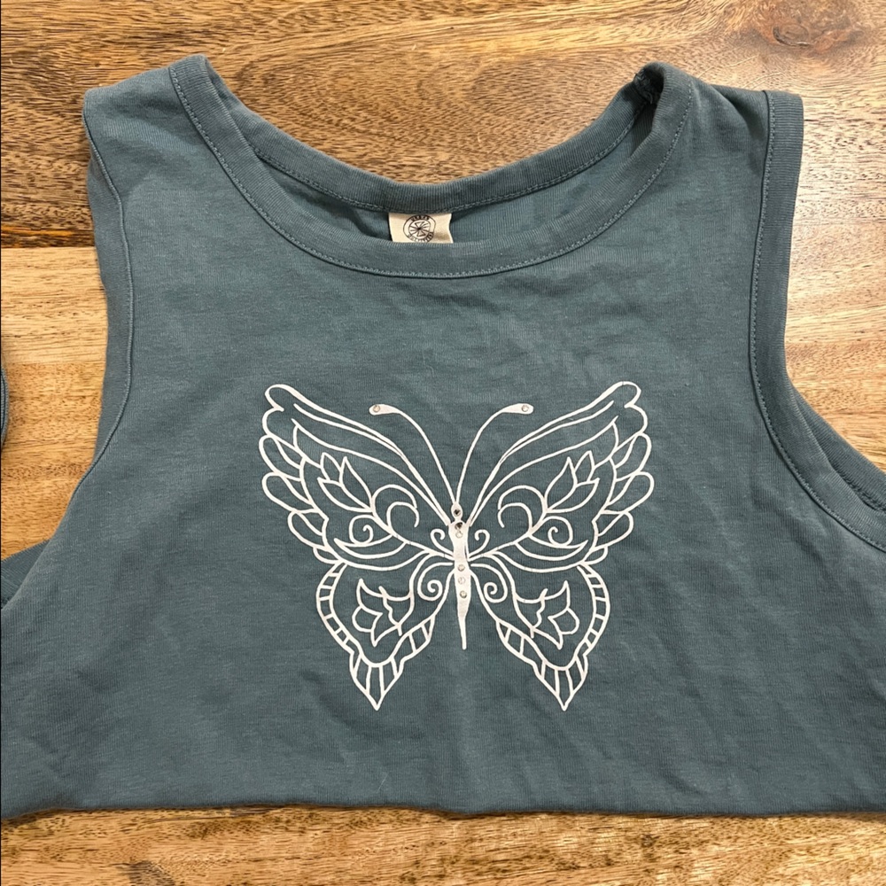 Urban Outfitters Butterfly Open-back top